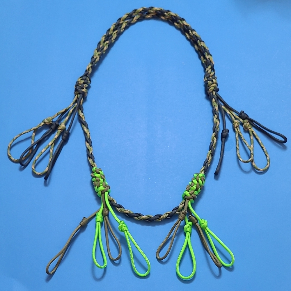 Braided Multicolor Men's Hunting Lanyard